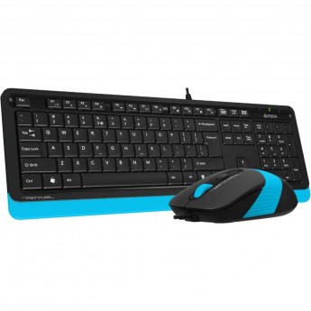 Клавиатура + мышь A4TECH BLOODY FSTYLER F1010 MULTIMEDIA USB черно-синие