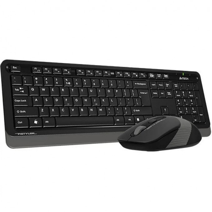 Клавиатура + мышь A4TECH BLOODY FSTYLER FG1012 MULTIMEDIA USB беспроводная серо-черные FG1012 BLACK